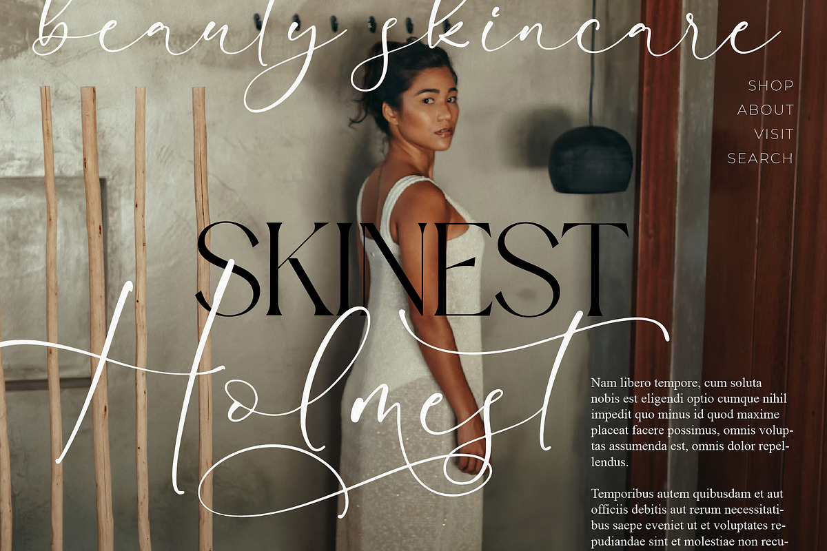 Magistica Herimattos Luxury Script, a Script Font by Storytype Studio (Photo 8 of 15)