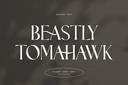 Beastly Tomahawk Classic Serif Font, a Serif Font by UICreative (Thumbnail 1 of 13)