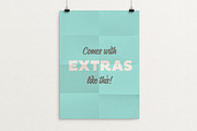 Poster Frame Mockup – fits ALL sizes, a Print Template by w/studio (Thumbnail 5 of 5)