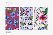 Bold Folk Naive Dark Floral Pattern, a Pattern Graphic by likorbut (Thumbnail 8 of 14)