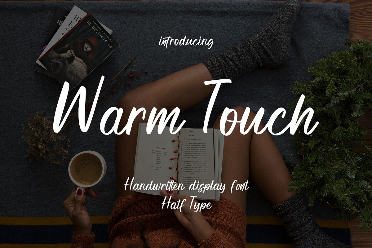 Warm Touch, a Handwritten Font by HATFSTUDIO (Photo 1 of 7)