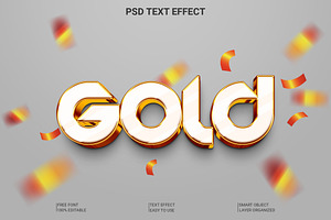 PSD Text Effect Gold Mockup, a Layer Style Add-On by Imamul001