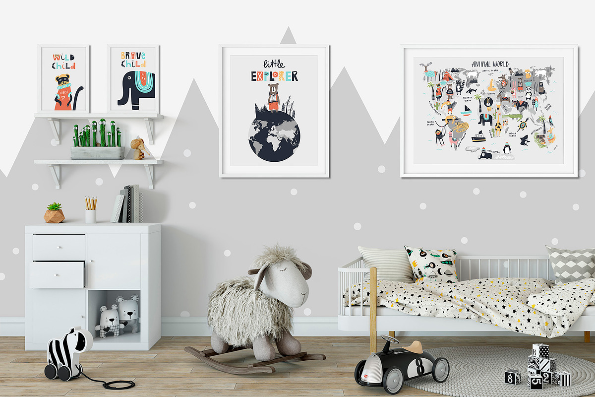 Animal World - Map Creator, an Animal Illustration by Oksana Stepova (Photo 12 of 15)