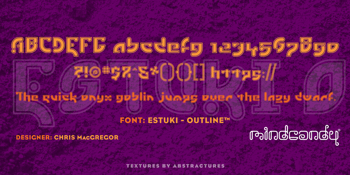 Estuki™, a Font by MINDCANDY (Photo 3 of 4)