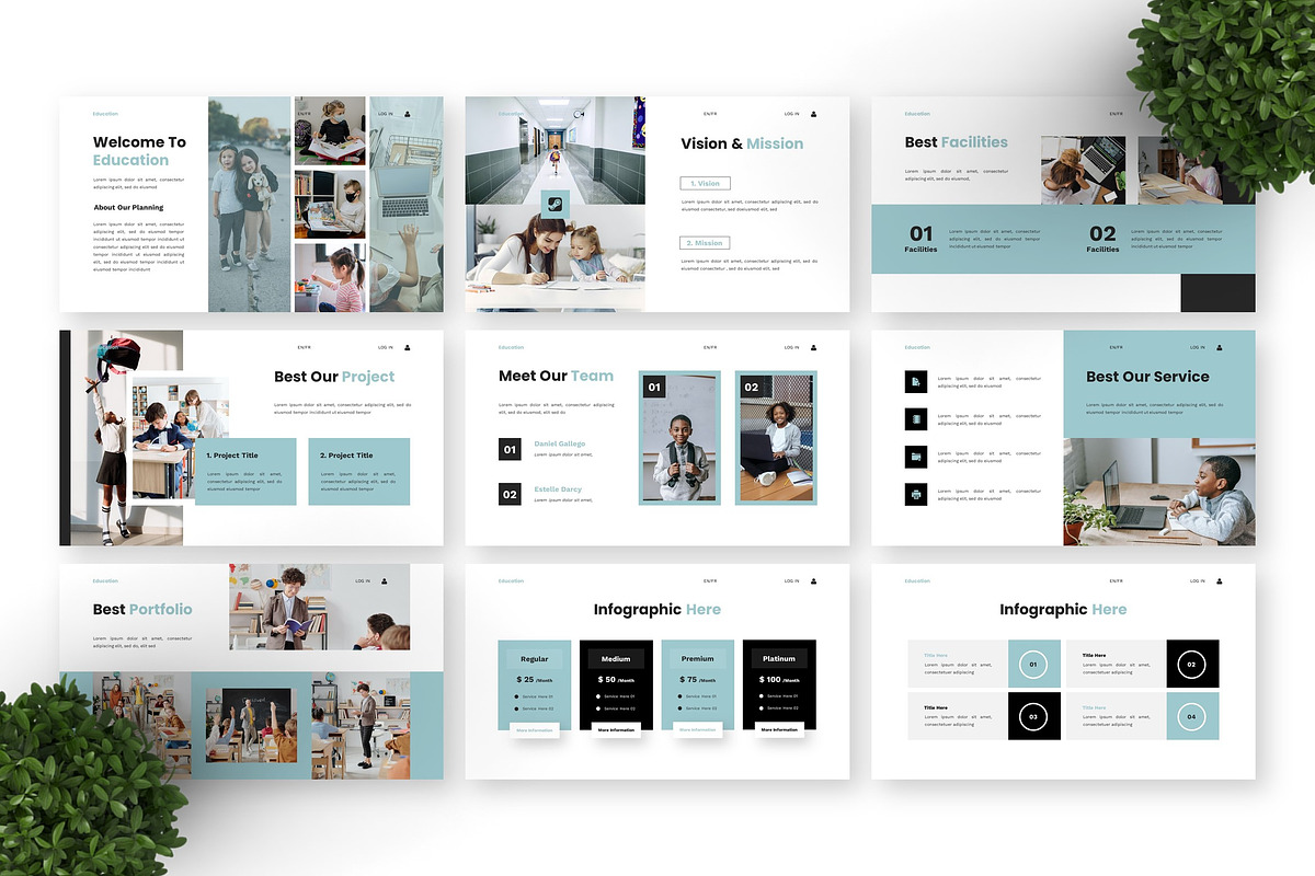 Education - Kindergarten Powerpoint, a Presentation Template by Deepslide Studio (Photo 6 of 6)