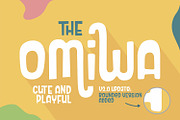 Omiwa V2.0 | Cute & Playful Font, a Font by Orenari (Thumbnail 1 of 17)