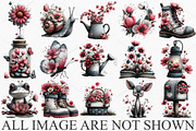 Whimsical Spring Clipart Bundle, a Seasonal Illustration by Canvas Craft (Thumbnail 3 of 7)