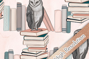 My Bookworm Life Clipart & Patterns