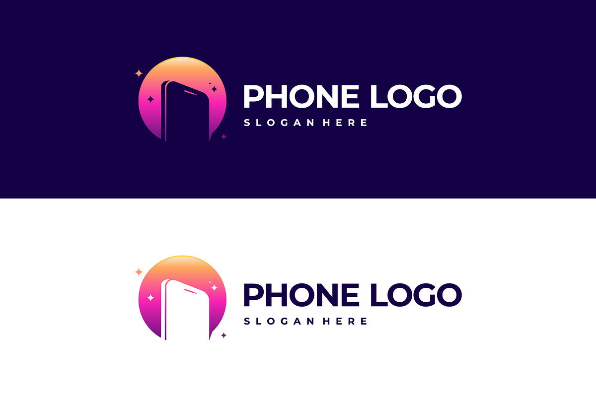Phone Technology logo designs, a Branding & Logo Template by Lucky Creative (Photo 2 of 4)