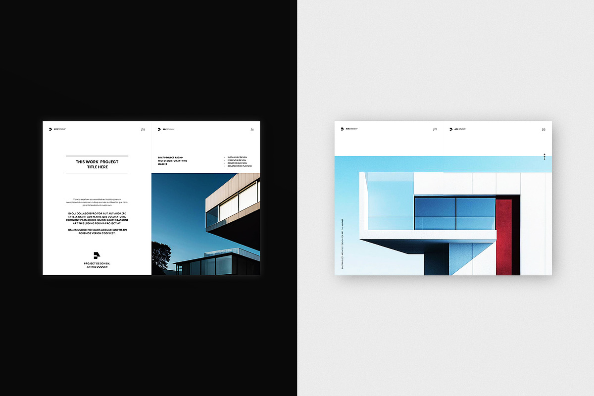 Architecture Portfolio Template, a Brochure Template by ArtisanaAura (Photo 8 of 18)