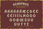 Deadfrog, a Serif Font by ilhamtaro (Thumbnail 9 of 10)