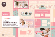 YouTube Branding Kit - Pink Coquette, a Social Media Template by KloudCanvas (Thumbnail 1 of 8)