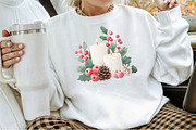 Watercolor Christmas Decor Clipart, an Illustration by Sublimation Artist (Thumbnail 4 of 6)
