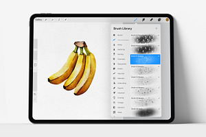 Procreate Realistic Fruit Texture