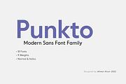 Punkto, a Sans Serif Font by Ahmet Altun (Thumbnail 1 of 7)