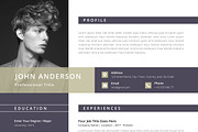 Word Resume / CV, a Resume Template by SlideCo (Thumbnail 3 of 5)