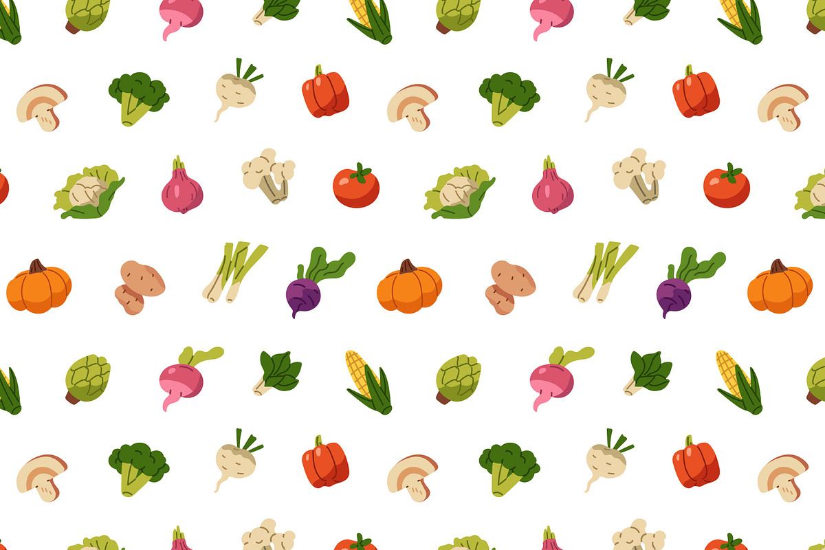 Fruits & vegetables icons set, a Food Illustration by PaperTrident (Photo 9 of 14)