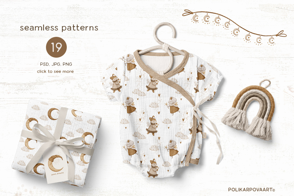 Magic Nursery. Baby collection, an Animal Illustration by polikarpovaart (Photo 5 of 11)
