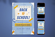 Back to School Flyer Set, a Flyer Template by Pitchlook.Studio (Thumbnail 1 of 3)
