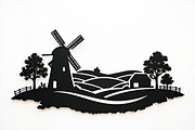 Dutch Windmill Field Set, an Illustration by jahid234 (Thumbnail 6 of 10)