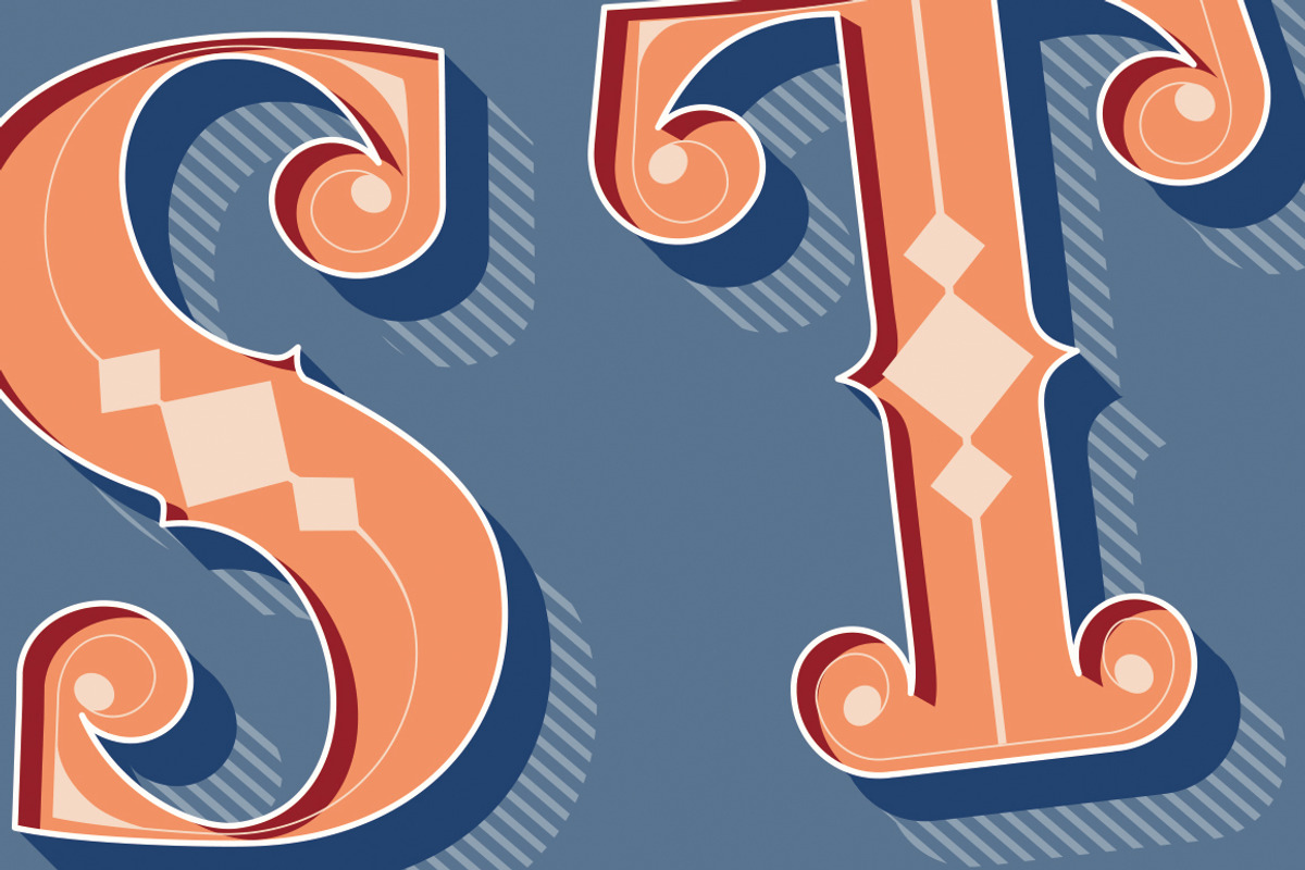 Carnival Letters, a Decorative Illustration by Liviu (Photo 5 of 5)