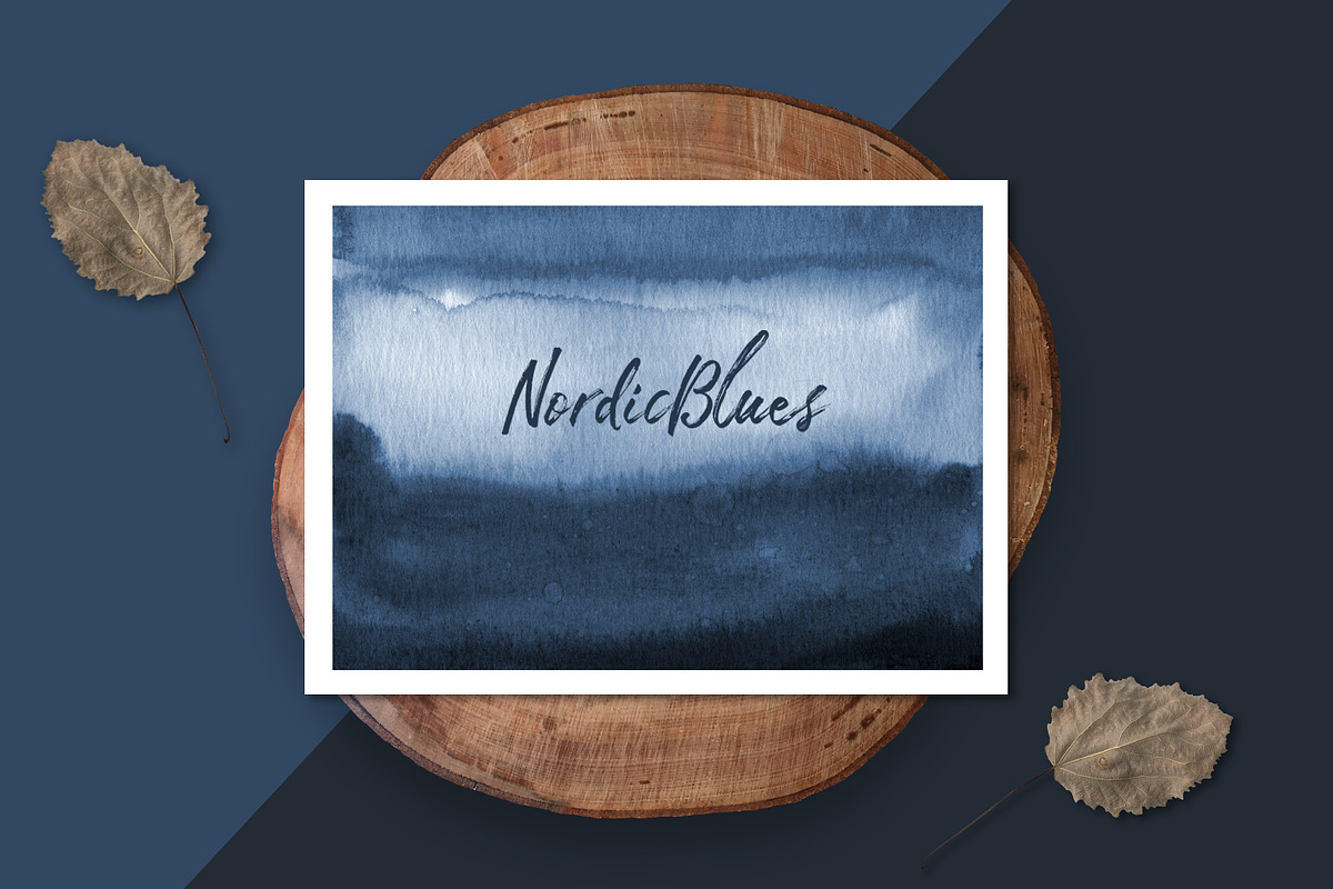 NordicBlues Watercolor Pack, a Texture Graphic by Marmoris.Arts (Photo 22 of 24)