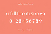 Regalia Sans, a Sans Serif Font by Versetype (Thumbnail 13 of 13)
