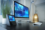 Echo Show Workstation PSD Mockups, an iPhone Mockup by Shop Mockpro (Thumbnail 18 of 19)