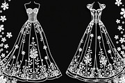 Fashion Dress Silhouette Bundle, an Illustration by BIPLOB EXPERT (Thumbnail 9 of 21)
