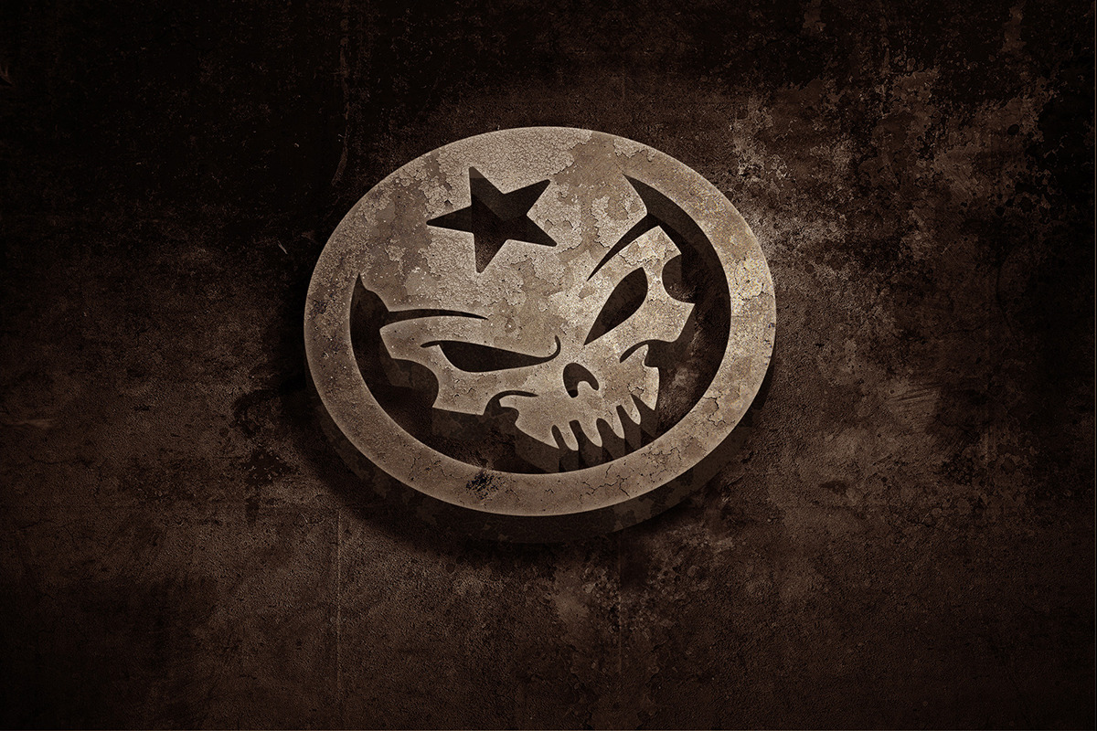 Grunge Metal Logo Mockup, a Product Mockup by g design (Photo 4 of 7)