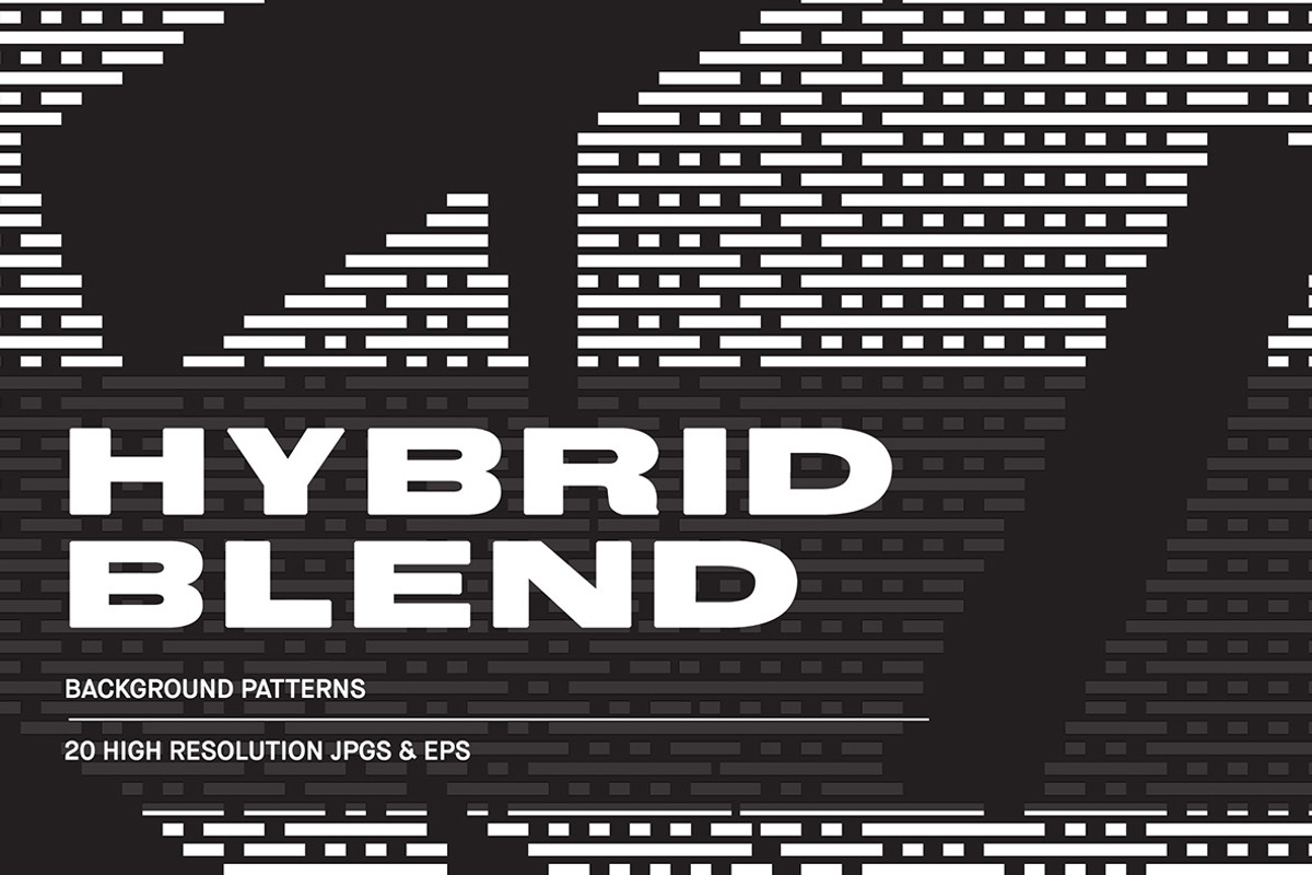 Hybrid Blend - Background Patterns, a Pattern Graphic by Huebert World (Photo 1 of 10)