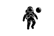 This vector astronaut artwork, an Illustration by Amazin_art (Thumbnail 16 of 30)