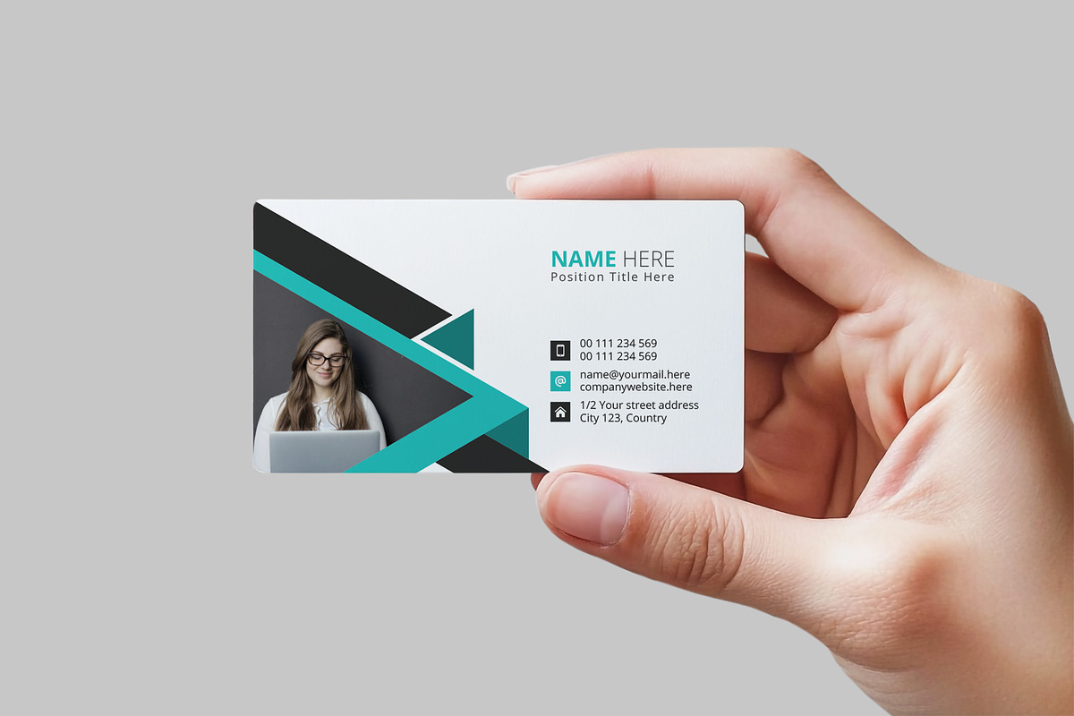 Modern Business Card Design Template, a Business Card Template by VectStock (Photo 3 of 3)