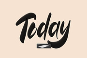 40+ Procreate Lettering Brushes, a Brush Add-On by Nurmiftah (Thumbnail 14 of 18)