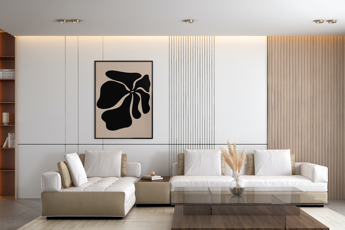 Modern Minimalsit Abstract Wall Art, a Decorative Illustration by Doodledreamin (Photo 3 of 11)