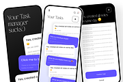 Task manager app design pack UI KIT, an App Template by Lazyinterface UX UI Team (Thumbnail 4 of 5)