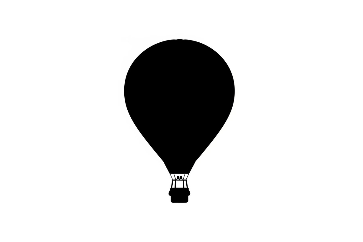 Hot Air Balloon Silhouette Bundle, an Illustration by Designer_Momina (Photo 25 of 51)