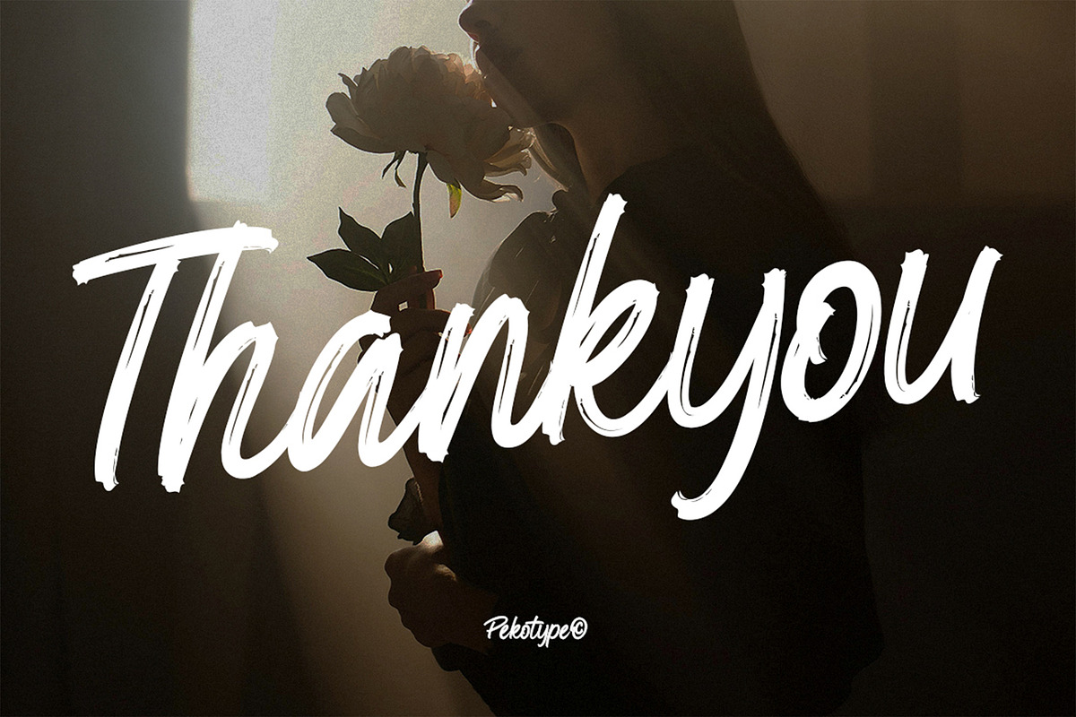 Basilk - Brush Handwritten Font, a Handwritten Font by Pekotype (Photo 14 of 14)