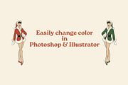 Merry Christmas clipart bundle food, an Object Graphic by Lisa Mill (Thumbnail 7 of 11)