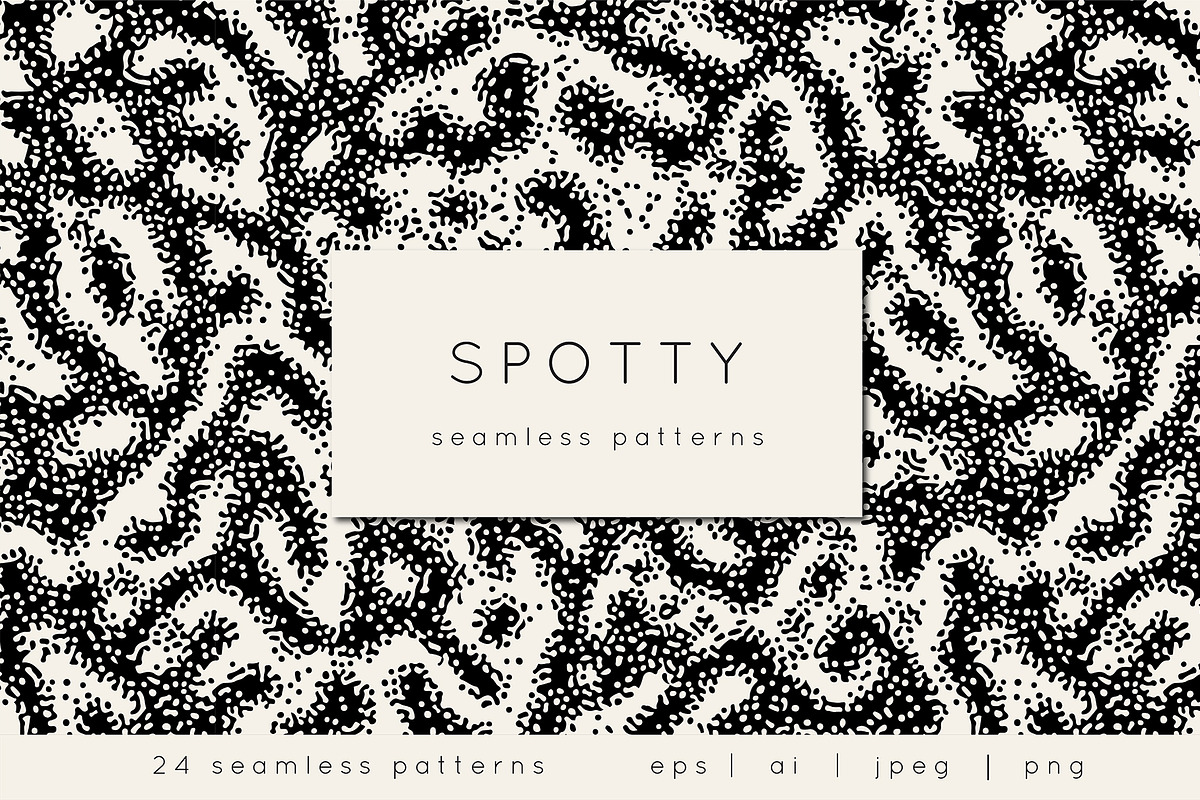 Spotty Seamless Patterns, a Pattern Graphic by Curly_Pat (Photo 1 of 7)