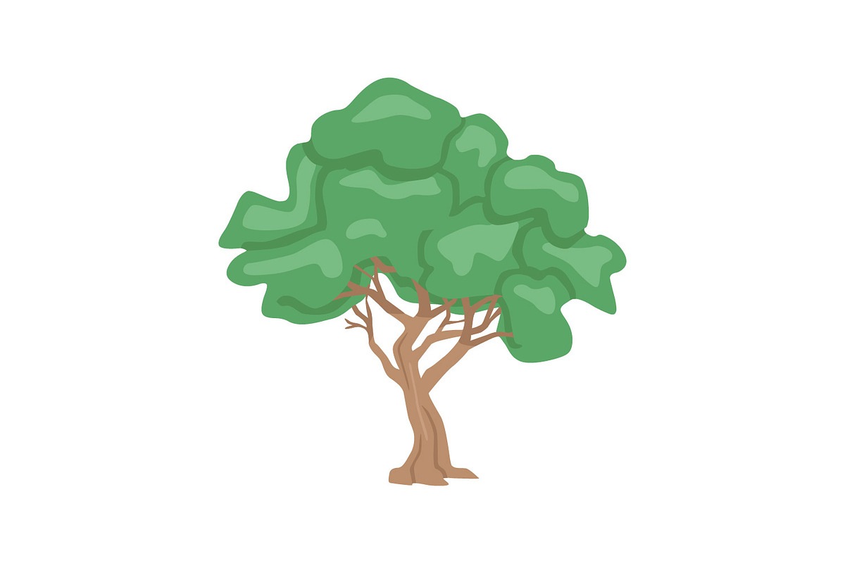 Cartoon Tree Illustration, an Object Illustration by PinkHouseCollection (Photo 3 of 3)