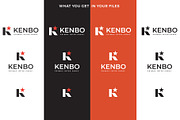 Kenbo Letter K Star Logo Template, a Branding & Logo Template by Tovarkovdesign (Thumbnail 4 of 6)