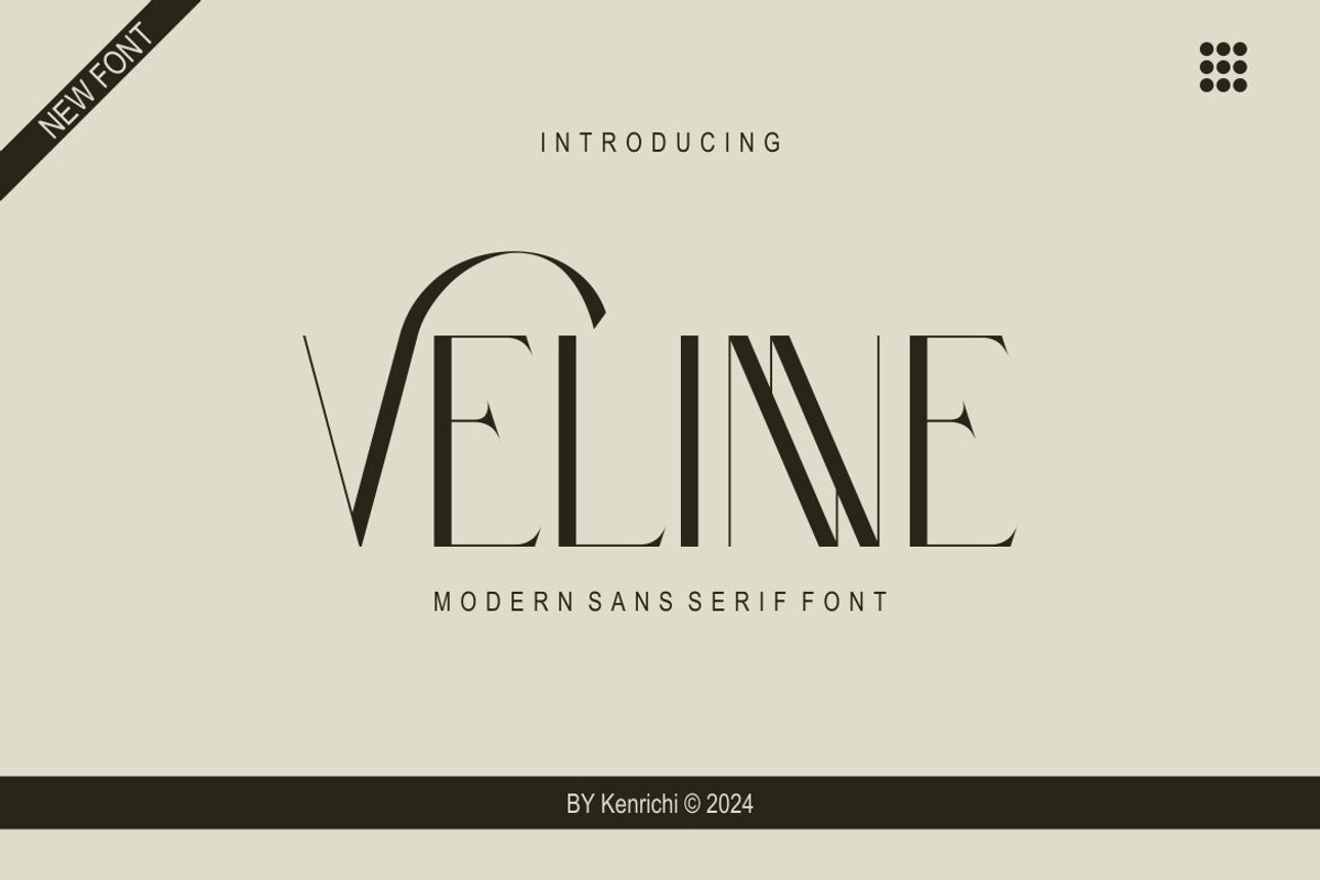 Velinne, a Serif Font by Kenrichi (Photo 1 of 11)