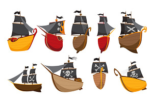Set of various types stylized, a Transportation Illustration by the8monkey