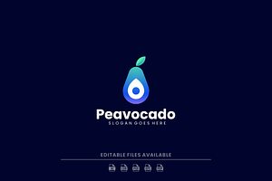 Gradient Modern Avocado Logo Design, a Branding & Logo Template by Artnivora.Std