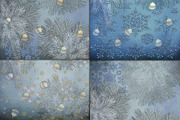 Christmas night scrapbook background, a Texture Graphic by Area (Thumbnail 2 of 5)