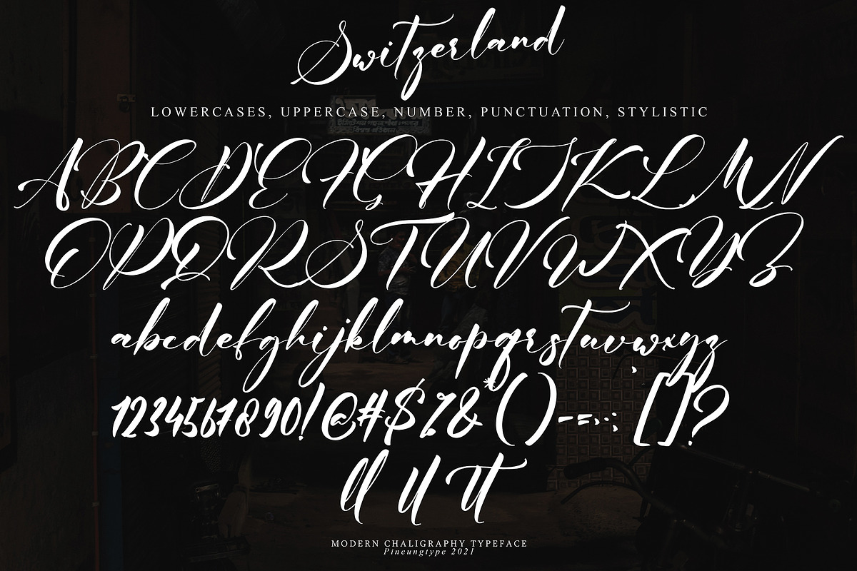 Switzerland, a Script Font by pineungtype (Photo 9 of 9)