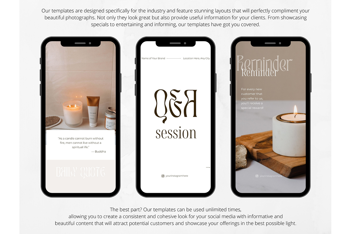 100 Candle Social Media Stories, a Social Media Template by PatternLab. (Photo 6 of 9)
