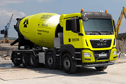 Construction Truck Mockup, an Advertising Mockup by HAZARD MOCKUPS (Thumbnail 1 of 8)
