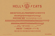 HELL CATS, a Sans Serif Font by Komet & Flicker (Thumbnail 13 of 13)